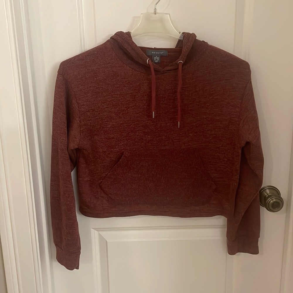 Crop Top Hooded Sweater